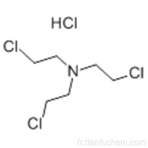 Ethanamine, 2-chloro-N, N-bis (2-chloroéthyl) -, chlorhydrate CAS 817-09-4